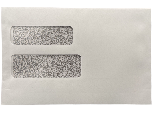 W2/1099 Envelope – Double Window + Security Tinted