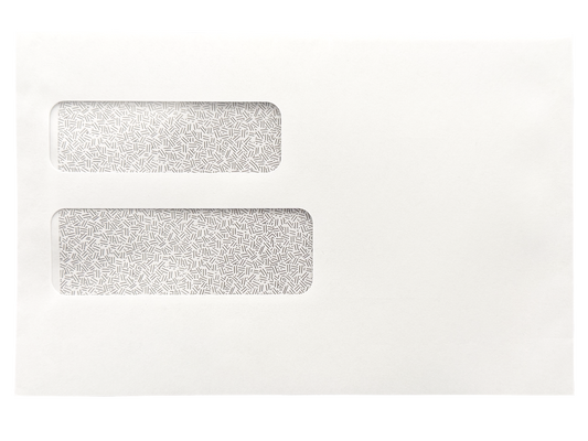W2/1099 Envelope – Double Window + Security Tinted